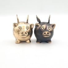 Load image into Gallery viewer, Brass Decor Fairy Pig