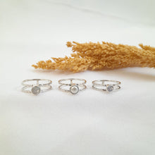 Load image into Gallery viewer, Ring Miss Double Moonstone