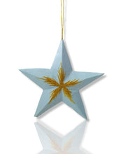 Load image into Gallery viewer, Wooden Christmas Ornaments Sparkling Stars