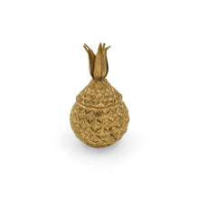 Load image into Gallery viewer, Brass Decor Small Pineapple Box