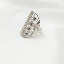 Load image into Gallery viewer, Ring Flower of Life Mandala
