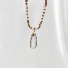 Load image into Gallery viewer, Necklace Yoga Glass Crystal Pendant