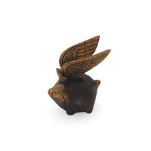 Load image into Gallery viewer, Brass Decor Fairy Pig