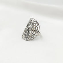 Load image into Gallery viewer, Ring Flower of Life Mandala