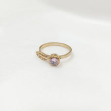 Load image into Gallery viewer, Ring Forest Leaf Zircon