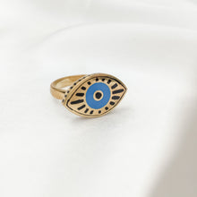 Load image into Gallery viewer, Ring Resin Tribal Eye