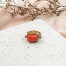 Load image into Gallery viewer, Ring Antique Red Coral