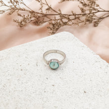 Load image into Gallery viewer, Ring Miss Blue Agate Dot