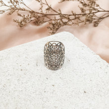 Load image into Gallery viewer, Ring Flower of Life Mandala