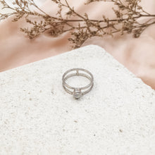 Load image into Gallery viewer, Ring Miss Double Moonstone