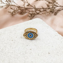 Load image into Gallery viewer, Ring Resin Tribal Eye
