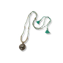 Load image into Gallery viewer, Necklace Yoga Moon Charm