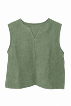 Load image into Gallery viewer, Cotton Crepe Gauze Sleeveless Shirt
