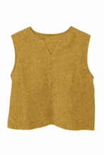 Load image into Gallery viewer, Cotton Crepe Gauze Sleeveless Shirt
