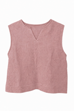 Load image into Gallery viewer, Cotton Crepe Gauze Sleeveless Shirt
