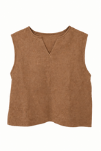 Load image into Gallery viewer, Cotton Crepe Gauze Sleeveless Shirt
