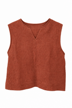 Load image into Gallery viewer, Cotton Crepe Gauze Sleeveless Shirt
