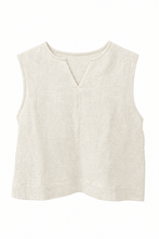 Load image into Gallery viewer, Cotton Crepe Gauze Sleeveless Shirt
