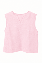 Load image into Gallery viewer, Cotton Crepe Gauze Sleeveless Shirt
