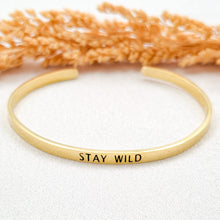 Load image into Gallery viewer, Bracelet Brass Quote 15 Cm
