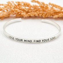 Load image into Gallery viewer, Bracelet Brass Quote 15 Cm

