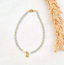 Load image into Gallery viewer, Bracelet Crystal Pearl &amp; Fairy Charm
