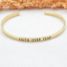Load image into Gallery viewer, Bracelet Brass Quote 15 Cm
