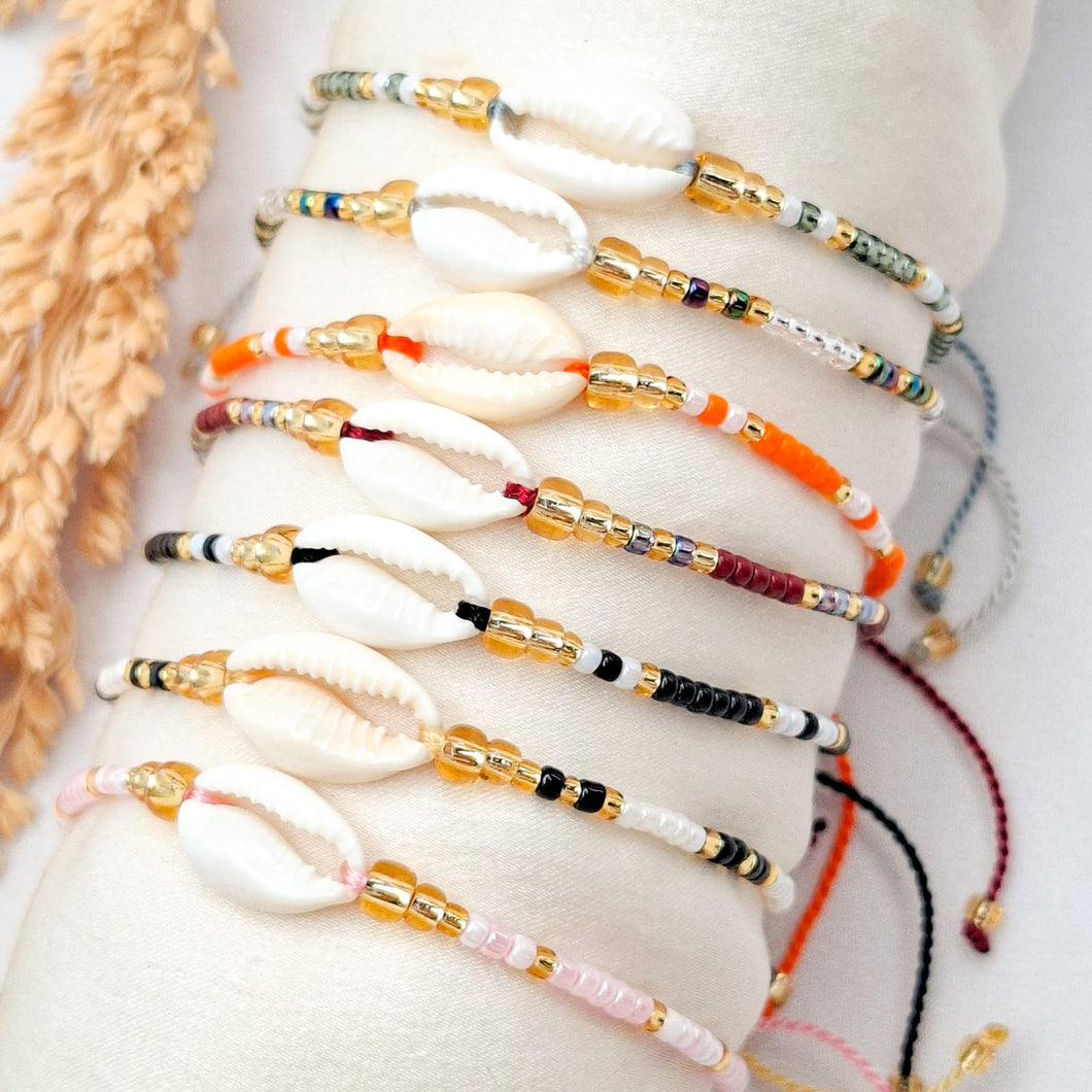 Bracelet Miyuki Cowrie Horizontal