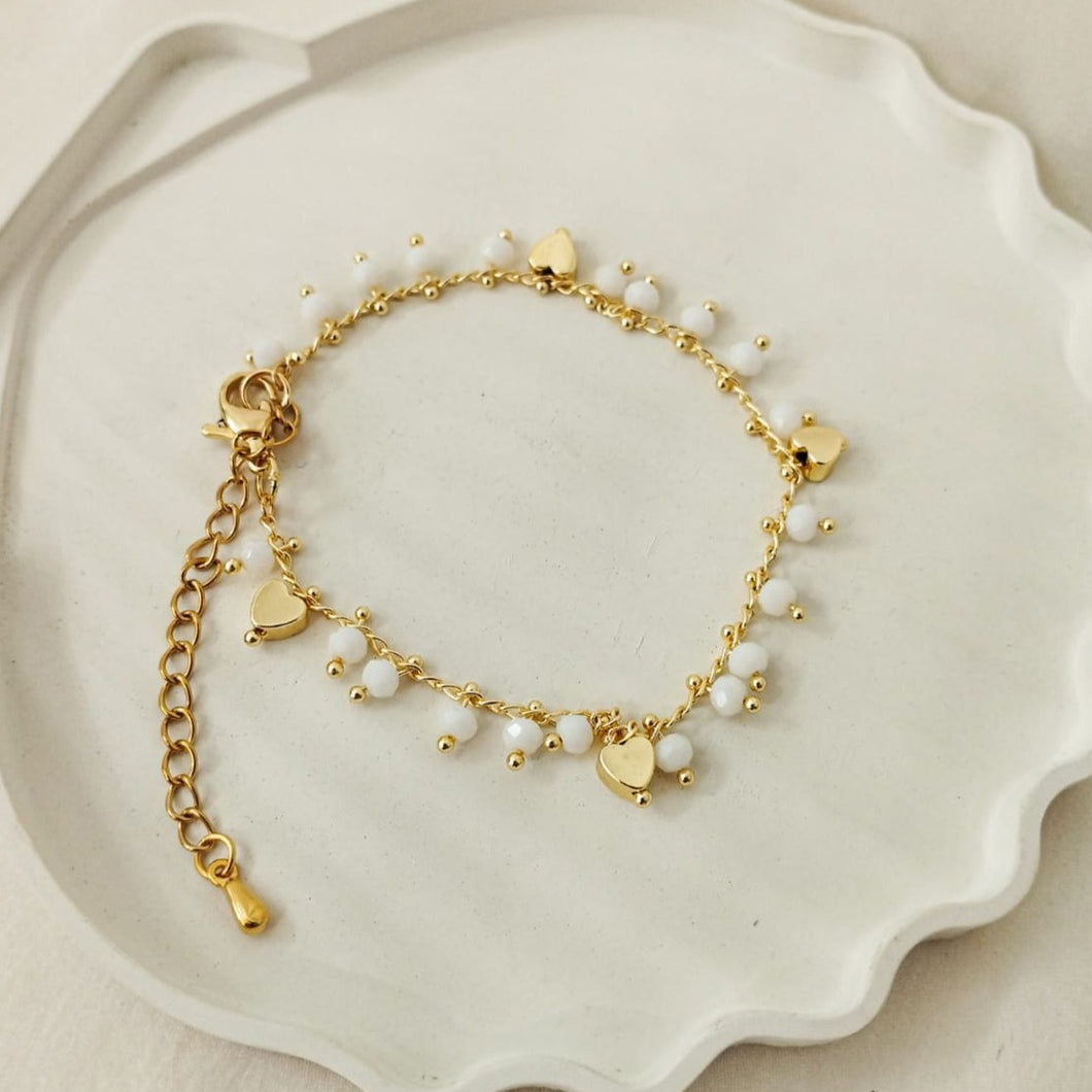 Bracelet Chain Love Crystal