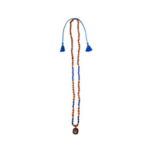Load image into Gallery viewer, Necklace Yoga Rudragsha Pearl With Leather
