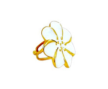 Load image into Gallery viewer, Ring Cuff Enamel Flower
