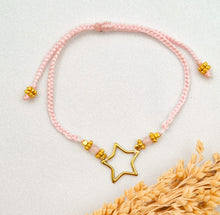 Load image into Gallery viewer, Bracelet Braid Wire Moon and Star

