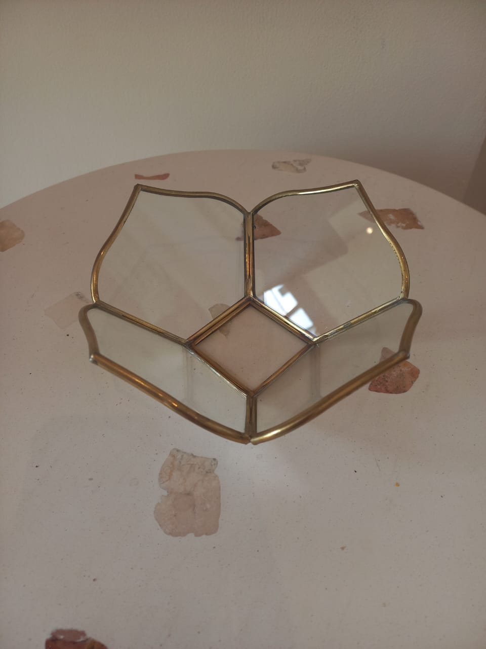 Tray Glass Lotus