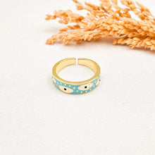 Load image into Gallery viewer, Ring Enamel Eye Full

