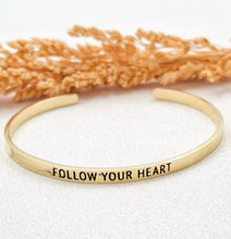 Load image into Gallery viewer, Bracelet Brass Quote 15 Cm
