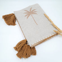 Load image into Gallery viewer, Blanket Tropical Triple Palm Tree
