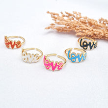 Load image into Gallery viewer, Ring Enamel Love
