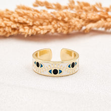 Load image into Gallery viewer, Ring Enamel Eye Full
