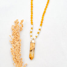 Load image into Gallery viewer, Necklace Yoga Pointy Agate
