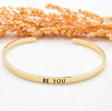 Load image into Gallery viewer, Bracelet Brass Quote 15 Cm
