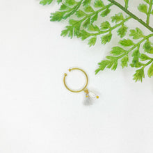 Load image into Gallery viewer, Ring Charm Pearl Tassel

