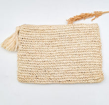 Load image into Gallery viewer, Bali Beach Rafia Pouch
