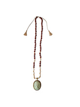 Load image into Gallery viewer, Necklace Yoga Rudragsha Pearl Bone Carving
