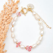 Load image into Gallery viewer, Bracelet Pearl Enamel shell
