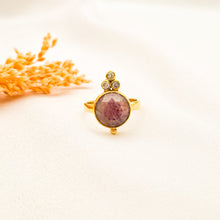 Load image into Gallery viewer, Ring Round Triple Zircone
