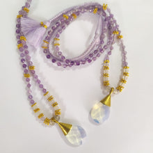 Load image into Gallery viewer, Necklace Yoga Gemstone Drop
