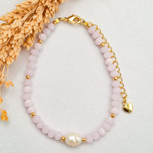Load image into Gallery viewer, Bracelet Crystal &amp; Single Pearl

