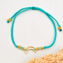 Load image into Gallery viewer, Bracelet Braid Wire Moon and Star
