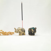 Load image into Gallery viewer, Brass Incense Holder Elephant
