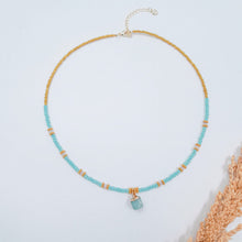 Load image into Gallery viewer, Choker Half Crystal Cube Pendant
